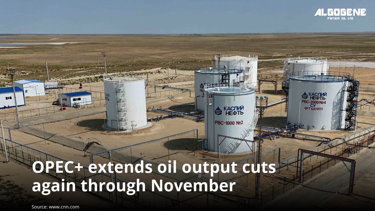 ALGOGENE_'s tweet image. 🌍💹 OPEC+ extends oil output cuts again through November. Continue reading 👉edition.cnn.com/2024/09/05/inv…

#OPECplus #oiloutputcuts #Novemberextension #energynews
