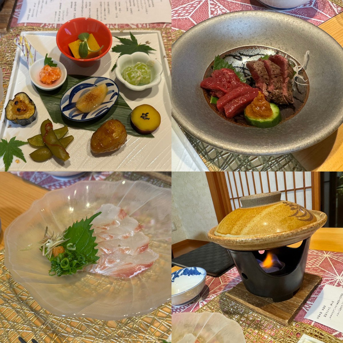 Majorina1030's tweet photo. 夜ご飯🍚
#土湯温泉はるみや旅館
#harumiya_TCY https://t.co/daAxtfaQAt
