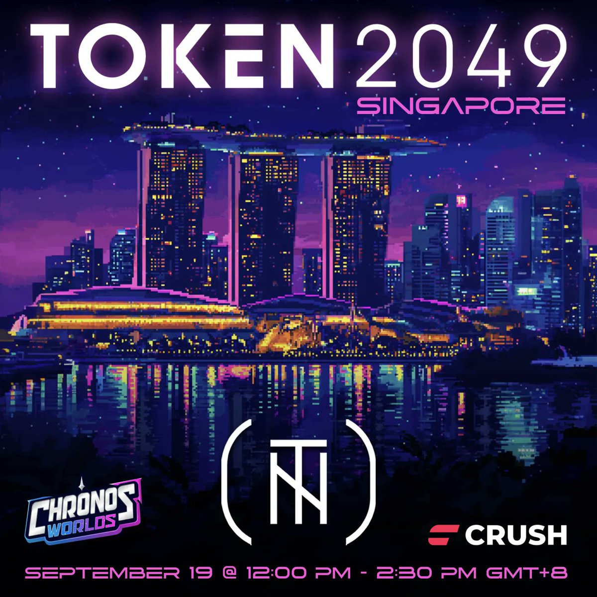 TOKEN2049 Neo Tokyo Event | September 19th at 12 pm

We’re excited to invite you to a special Neo Tokyo event during <a href="/token2049/">TOKEN2049</a> in Singapore, sponsored by <a href="/ChronosWorlds/">ChronosWorlds</a>  &amp; <a href="/CrushProtocol/">Crush Trading 🍒</a>.

Luma Invite link below.