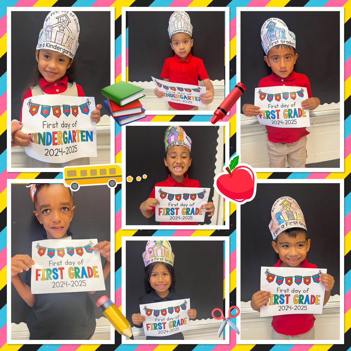 First Day of School!!!! #Kindergarteners #FirstGraders #funfirstdayofschool #RBBisBIA 
<a href="/MsMirrioneRBPS/">Brittany Mirrione</a>  <a href="/rbpsEAGLES/">Red Bank Primary</a>