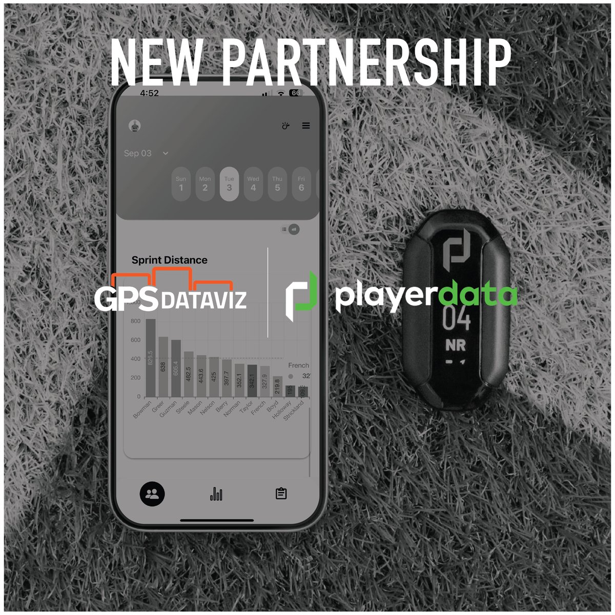 PlayerData's tweet photo. 🚨 Exciting Partnership Alert! ✅
PlayerData and @GPSDataViz have teamed up to bring you the ultimate performance tracking experience. Better data, better results!
#PlayerDataCommunity #EmpowerYourData https://t.co/9hEcEhGt7t