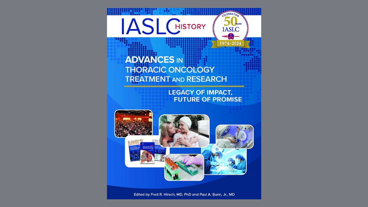 Don't miss out on a piece of history! Pre-order your copy of the IASLC's 50 Yr History Book &amp; discover 50 yrs of groundbreaking advancements/insights that have shaped the future of thoracic oncology. Be inspired by the journey/vision of the #IASLC:bit.ly/3rNpMy3 #IASLC50