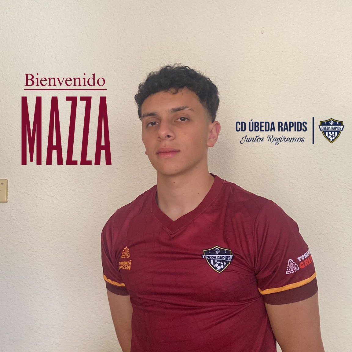✍🏻🇱🇻| EZEQUIEL MAZZA FICHADO

Mazza llega al club para defender los colores de los leones granates.

Nuevo jugador argentino que juega en el centro del campo y nació en 2005.

Bienvenido a tu casa! 🦁🇱🇻

#𝑱𝒖𝒏𝒕𝒐𝒔𝑹𝒖𝒈𝒊𝒓𝒆𝒎𝒐𝒔 | #Úbeda