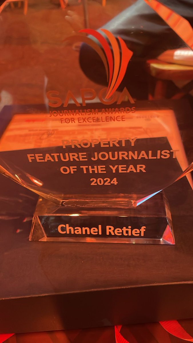RENUKA METHIL (@methilrenuka) on Twitter photo Congrats to <a href="/ChanelRetief/">Chanel this…Chanel that💀</a> of <a href="/forbesafrica/">Forbes Africa</a> for winning the <a href="/SAPOA_SA/">SAPOA</a> #JournalismAwards for excellence as the Property Feature Journalist of the Year, for her story on backroom rentals in South Africa’s townships. Keep up the good work and here’s to many more! Congrats to <a href="/ChanelRetief/">Chanel this…Chanel that💀</a> of <a href="/forbesafrica/">Forbes Africa</a> for winning the <a href="/SAPOA_SA/">SAPOA</a> #JournalismAwards for excellence as the Property Feature Journalist of the Year, for her story on backroom rentals in South Africa’s townships. Keep up the good work and here’s to many more!
