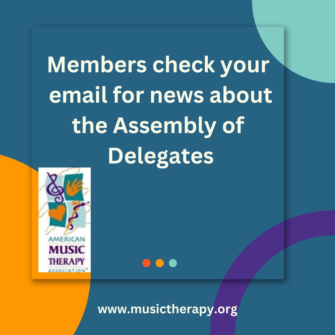 Members check your email for news about the Assembly of Delegates.