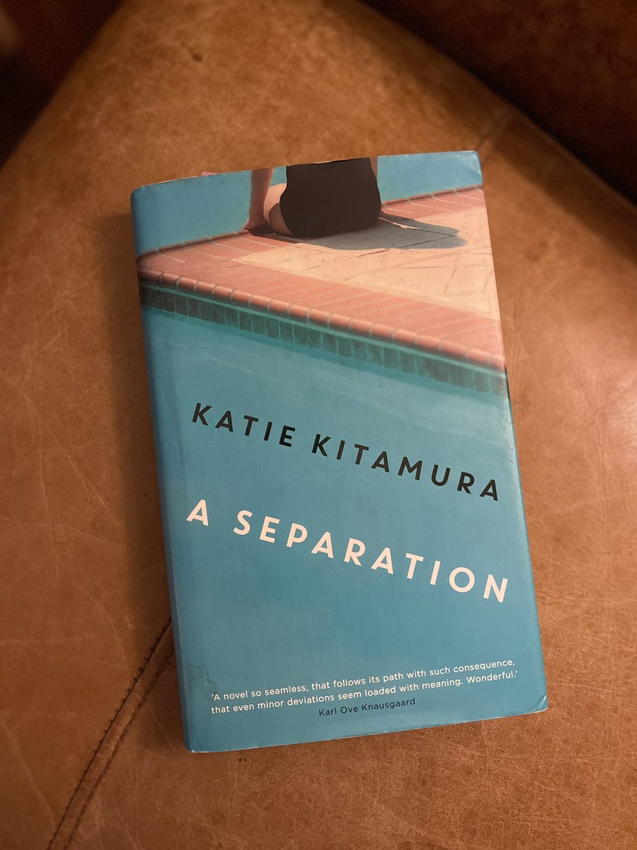 yearsofreading's tweet image. After reading and loving #Intimacies by @katiekitamura I treated myself to one of Katie’s other novels #ASeparation and I love it already!