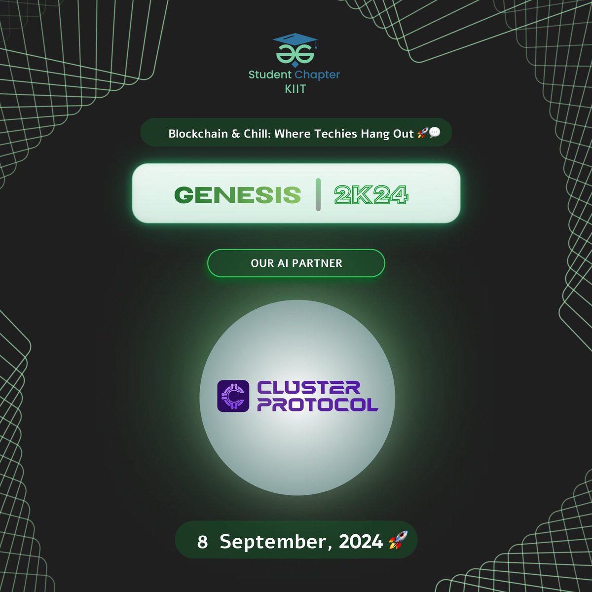 GeeksForGeeks KIIT proudly partners with Cluster Protocol for Genesis 2K24! Dive into blockchain and AI with this innovative platform. 

Don’t miss this opportunity, register now to kickstart your journey! 

GFG KIIT eagerly awaits your participation.
<a href="/ClusterProtocol/">Cluster Protocol</a>