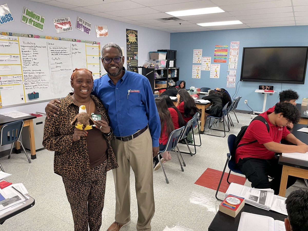This month is full of celebrations and recognition. We are pleased to announce our "Eagle of the Month." Thank you for teaching our students, exposing them to robotics and coding, and inspiring them to pursue their interests in science.