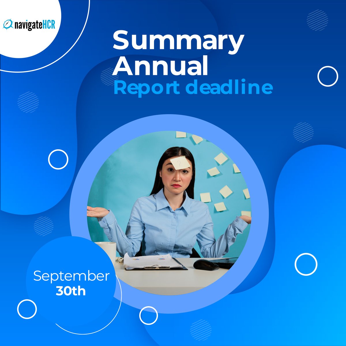 NavigateHCR's tweet image. Reminder: Provide the Summary Annual Report (SAR) to plan participants by Sept. 30, 2024, for calendar-year plans if the Form 5500 deadline was not extended. 

#SAR #Compliance #NavigateHCR