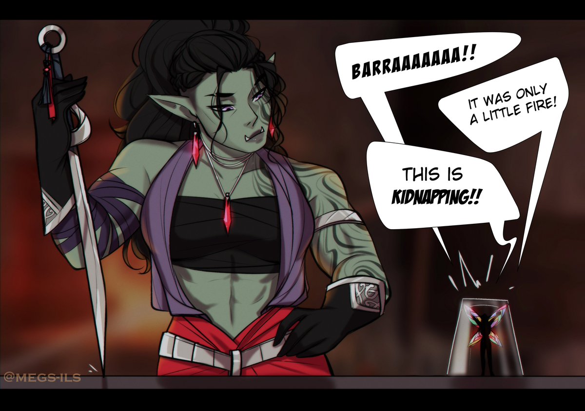 Time-out cup

Had this interaction in mind for a while now lol

More comics and early access stuff on my patreon!

#ocs #ocart #comic #fairy #orc #ttrpg #goldenfield