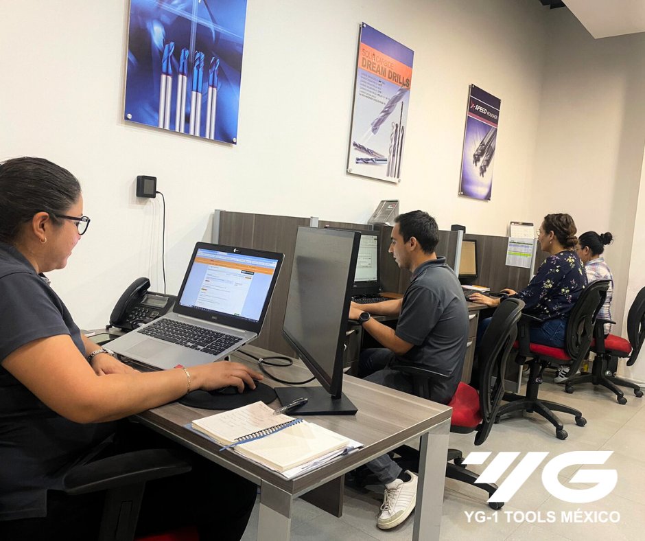 yg1mexico's tweet photo. Equipo de customer service simpre en la disposición de solucionar sus dudas o apoyarlos con su pedido.💪
#mexico #ingenieros #tools #yg1tools #industrial #industry https://t.co/Hjq1glRt95