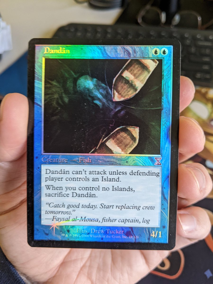 Dozens of honorable mentions but the best foil I own is...