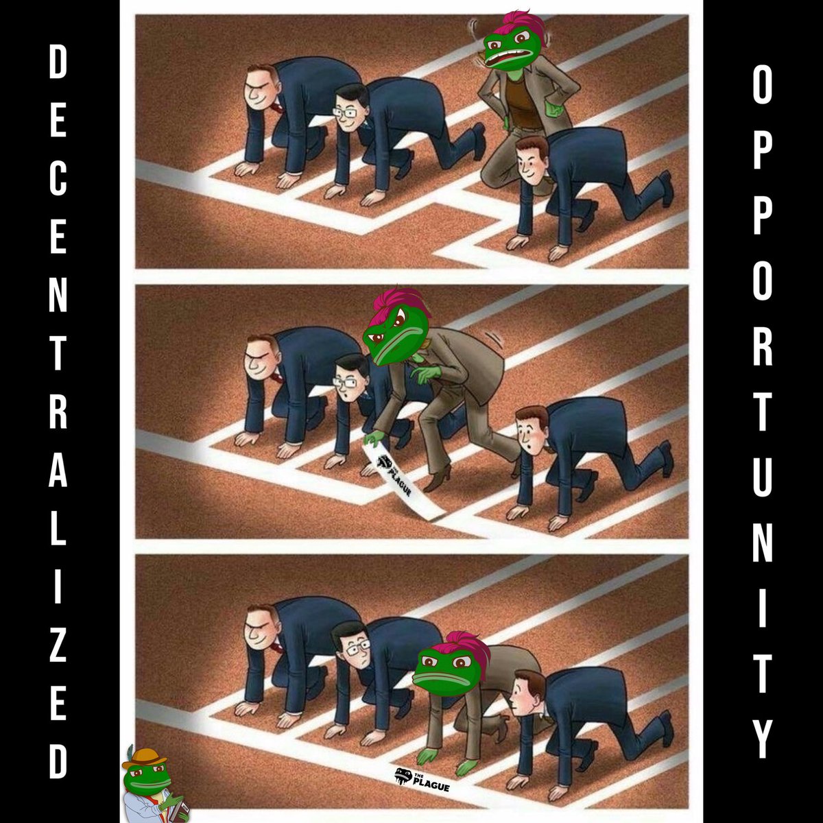 Equal opportunity does not mean we all end up in the same place

Equal access levels starting points 

Supply &amp; demand incentives drive a successful free market

If the market is not free or its controlled you have a planned command economy

A command economy leads to corruption.