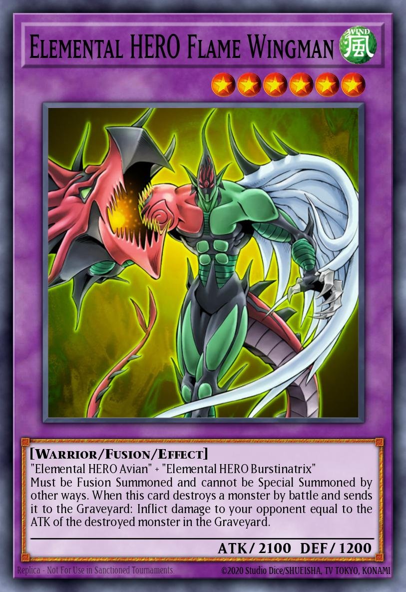 Something I adore about Yugioh is how it works writing/lore into its card design without directly saying any of it.

Like Yubel wants to be Jaden's favorite SO BADLY that they started copying Flame Wingman's whole schtick.