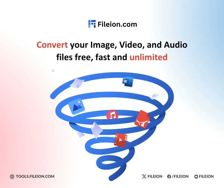 fileion's tweet photo. Convert your Images, Videos, &amp; Audio for FREE! Fast, secure, &amp; unlimited file conversions with no sign-up required! 

Bookmark it now: https://t.co/ayeXJD3T8D

#FreeTools #FileConversion #NoLimits #SecureConversion #OnlineTools https://t.co/JlFBWaSbev