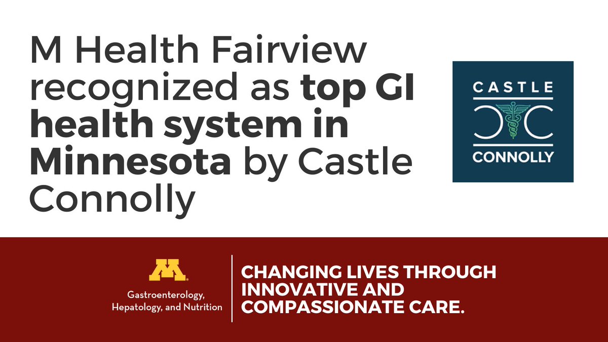 I am honored to lead a team of #gastroenterologists and #hepatologists that were honored by <a href="/CastleConnolly/">Castle Connolly Top Doctors</a> as part of the top GI Healthcare System in MN. This is why we are here, but it sure does feel good to be recognized as the best!

@GITwitter @GIX <a href="/umndom/">воскресший умный дом</a> <a href="/MHealthFairview/">M Health Fairview</a>