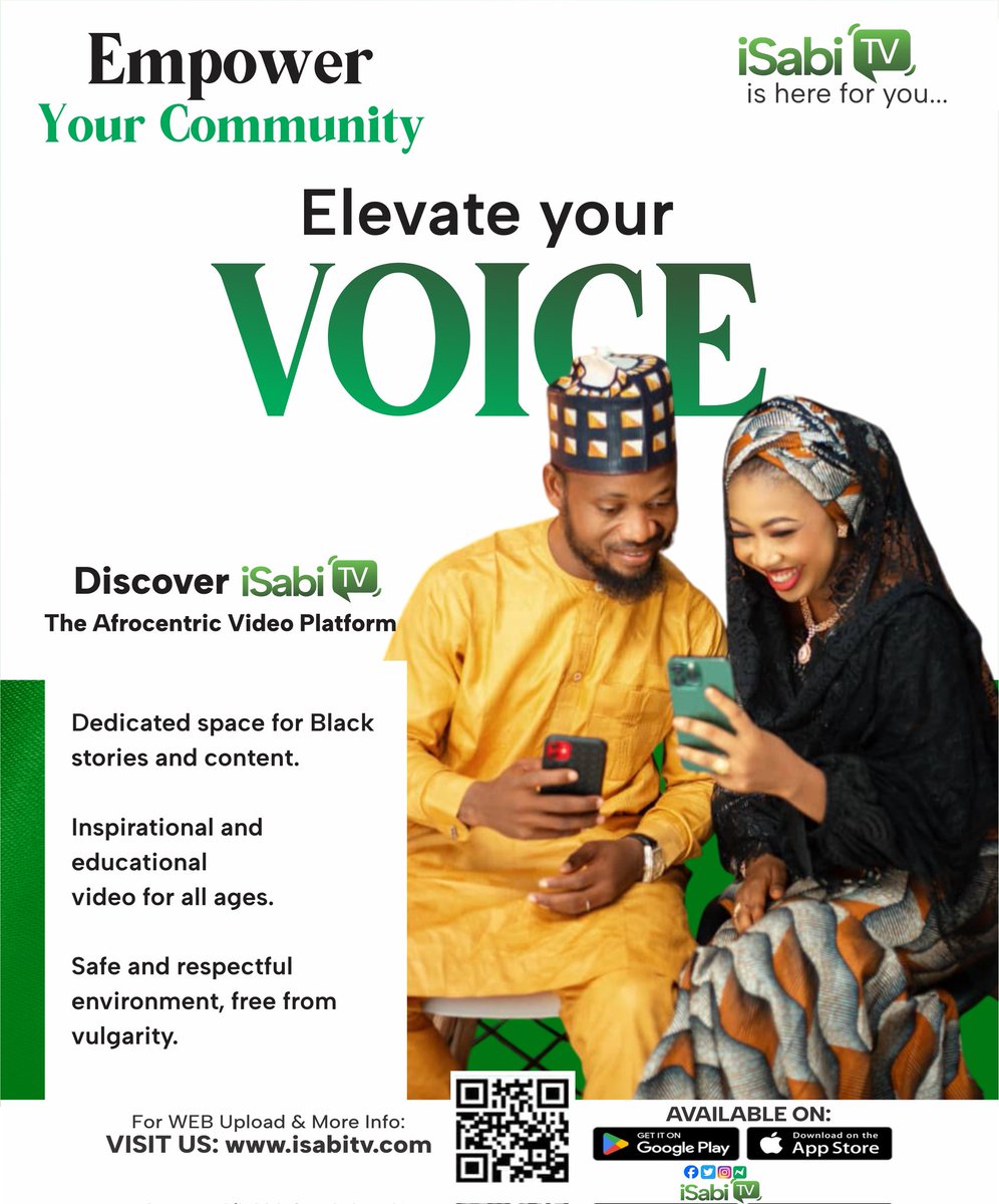 myiSabiTV's tweet image. Your new go-to destination for all things entertainment! 

Our app is designed to bring you the best content, all in one place!

#ContentMarketing #StreamingApp #MobileApp #Africancontentcreators #contentcreators #World