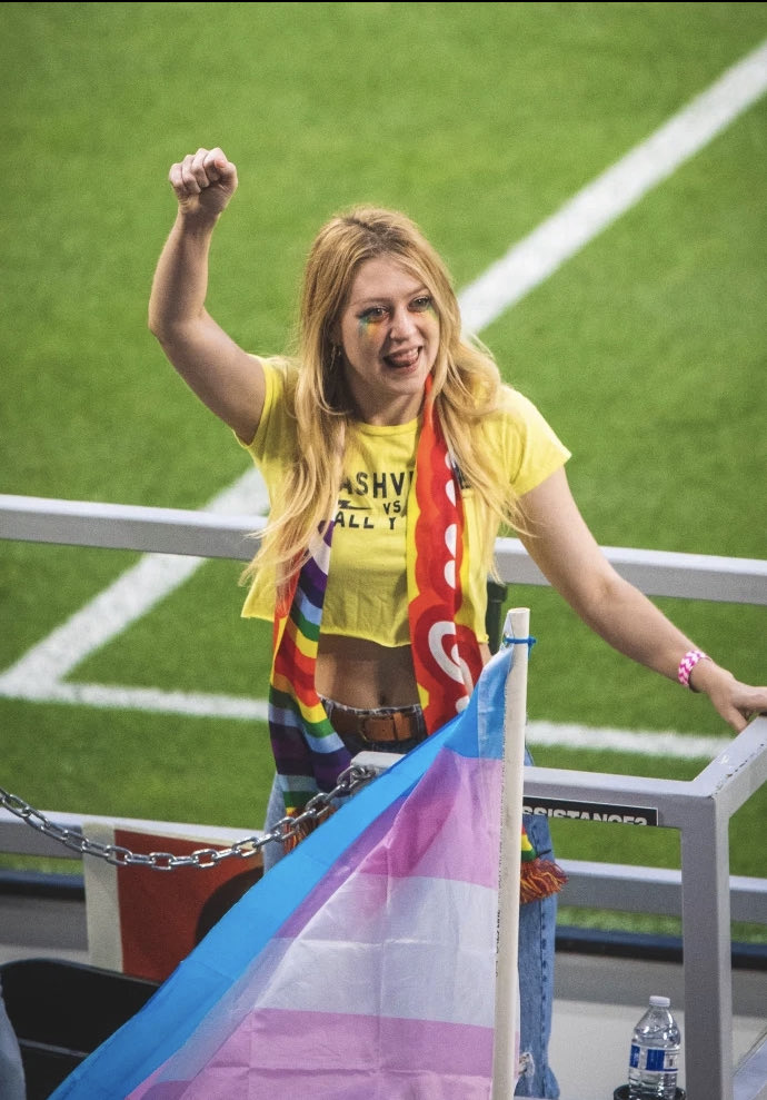 thedrumqueen's tweet image. Homophobia shouldn’t be in our stands or on the field. 

Unfollow if you don’t believe that. Full send.