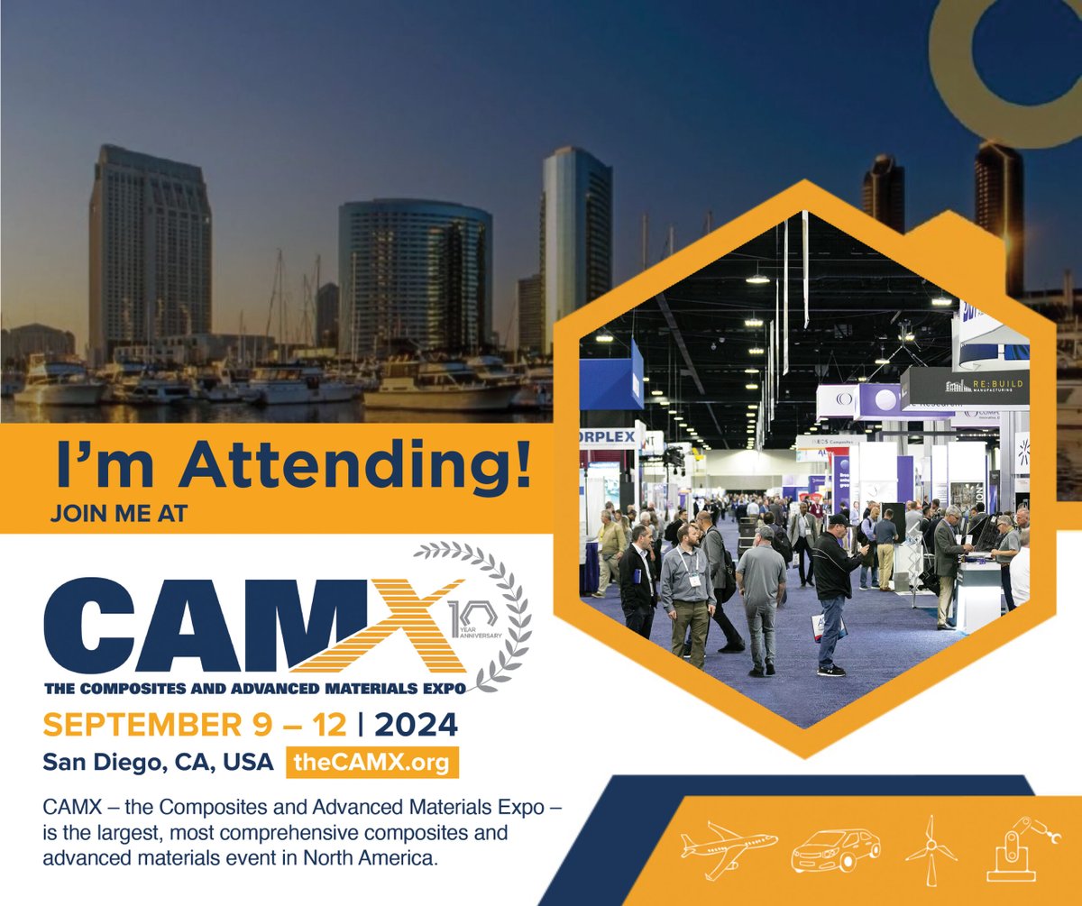 Headed to San Diego next week for <a href="/the_CAMX/">CAMX - The Composites and Advanced Materials Expo</a>? Interested in learning more about the powerful VIC-3D digital image correlation system from Correlated Solutions? Stop by booth J22 to discover how DIC can revolutionize your materials testing regimen. #CAMX2024 #materialstesting