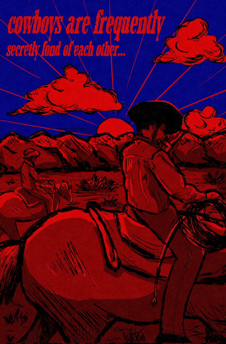 Ну ребята шляпу в зубы и поскакали к старине Джо

#art #cowboy