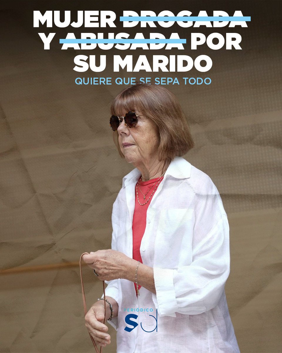 SintesisMexico's tweet photo. 🚨Su historia conmocionó al mundo tras revelarse que era drogada por su marido para ser abusada s3xsu4lm3nt3. 

Ahora su voluntad es que con su testimonio “ninguna mujer sufra esta sumisión química”.❤️‍🩹

Los detalles 👇
https://t.co/Boogxq7ESw https://t.co/Pe3OEAJEdE