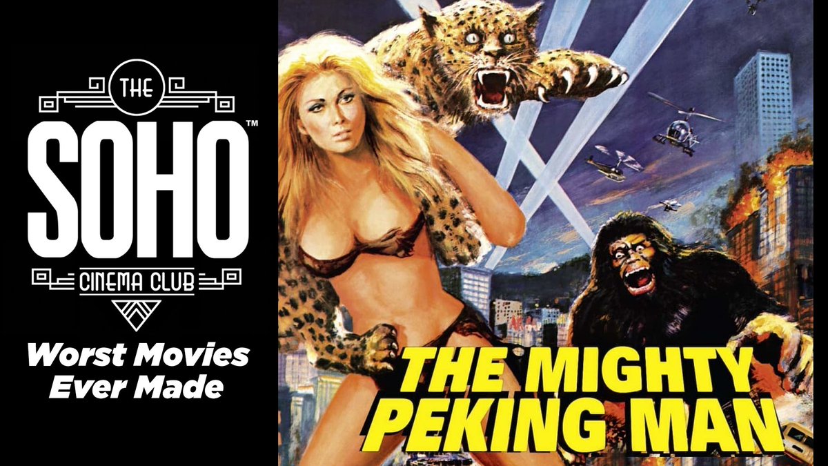 SohoCinemaClub's tweet photo. Check out our latest PODCAST about possibly the worst movie EVER, EVER, EVER made. This one's a KING KONG cash-in from Hong Kong. Listen to find out how and why... https://t.co/ztUx3L2vzj https://t.co/H6HUxeOodW