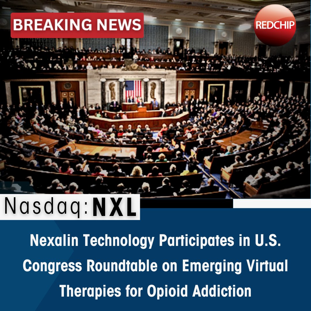 RedChip's tweet image. Read More HERE: ow.ly/X0gm50TgGLG

#NexalinTechnology #OpioidTreatment #VirtualTherapy #Neurostimulation #HealthcareInnovation #CongressionalRoundtable #MentalHealth #AddictionRecovery #EmergingTherapies #Telehealth #VeteransHealthcare #FDAClearance