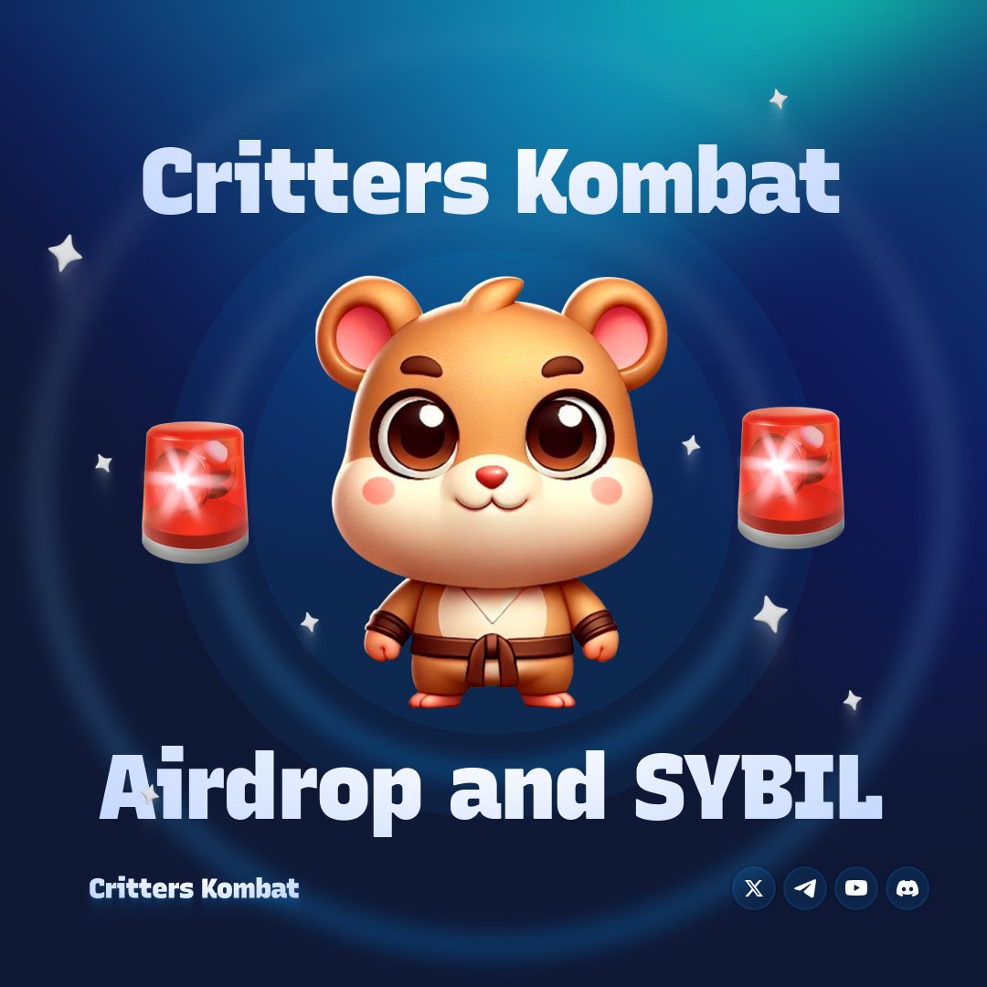 A thread:

1)🚨 Important Reminder: Airdrop and SYBIL 🚨