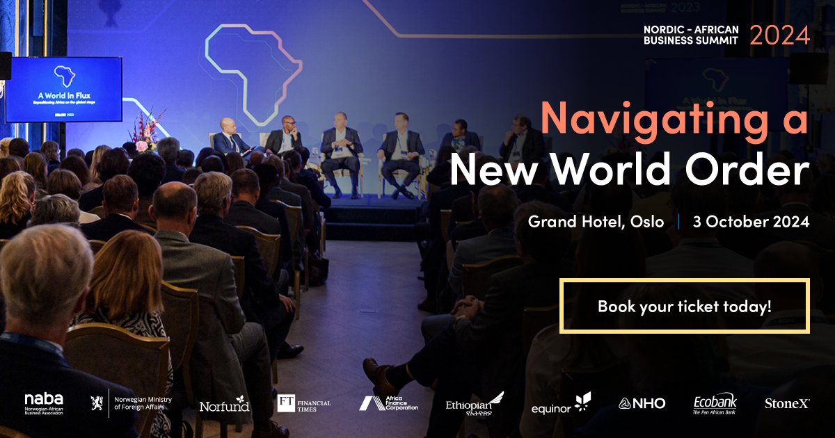 Africa holds 30% of the world’s minerals, including a fifth of those crucial for the green transition.

Join the Roundtable Discussions at the Nordic-African Business Summit on October 3rd to explore Africa’s role in the global critical minerals race.

summit.norwegianafrican.no/register