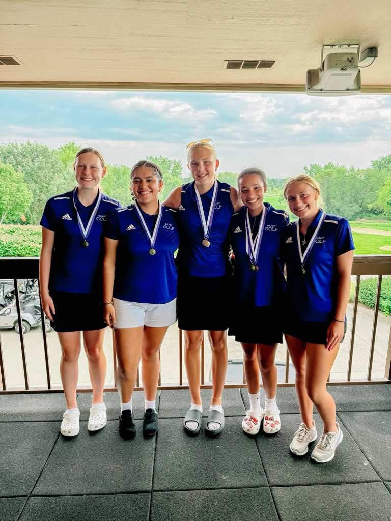 Congratulations to the girls golf team for winning the Bellevue East Chieftain Invite.  Had a score of 426.  Great job Ladies!!
