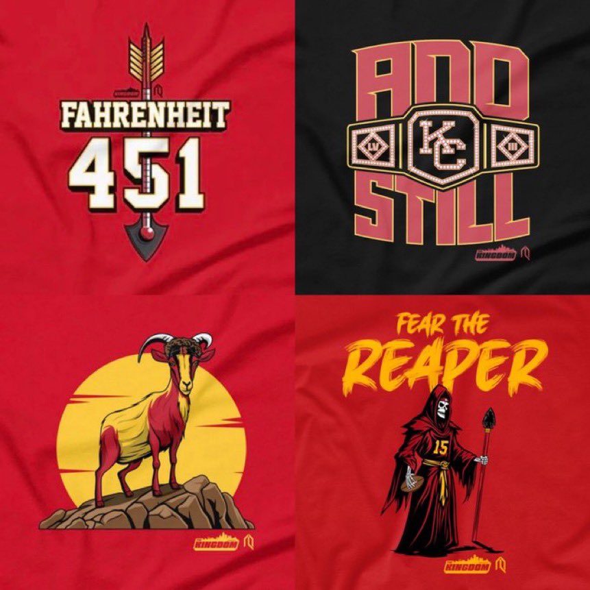 ⏰ CHIEFS KINGDOM ⏰

To kick off the season, we’re giving away one t-shirt of the winners choosing. Designed by <a href="/athletelogos/">Athlete Logos</a> 

RETWEET to enter!

Winner selected 9/10. 

Buy here ⬇️
 athletelogos.com/products/faren…