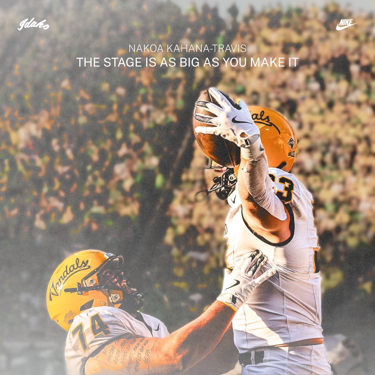 Thank you <a href="/VandalFootball/">Idaho Football</a> for the love! 🟡⚪️