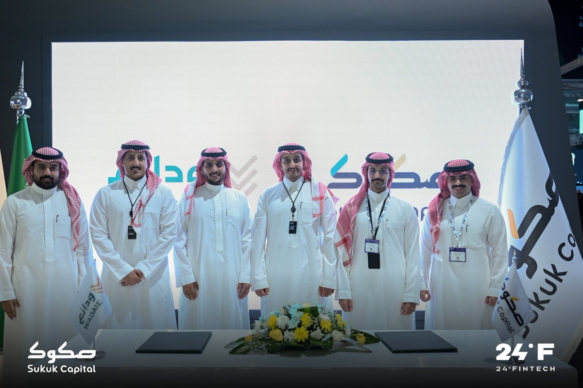 Sukuk Capital | صكوك المالية (@sukuk_sa) on Twitter photo ضمن مؤتمر التقنية المالية #فنتك24، وقعت صكوك المالية مذكرة مع ودائع <a href="/WadaieSA/">Wadaie | ودائع</a> بهدف إيجاد سبل التعاون لتطوير ودعم نمو القطاع المالي. ضمن مؤتمر التقنية المالية #فنتك24، وقعت صكوك المالية مذكرة مع ودائع <a href="/WadaieSA/">Wadaie | ودائع</a> بهدف إيجاد سبل التعاون لتطوير ودعم نمو القطاع المالي.