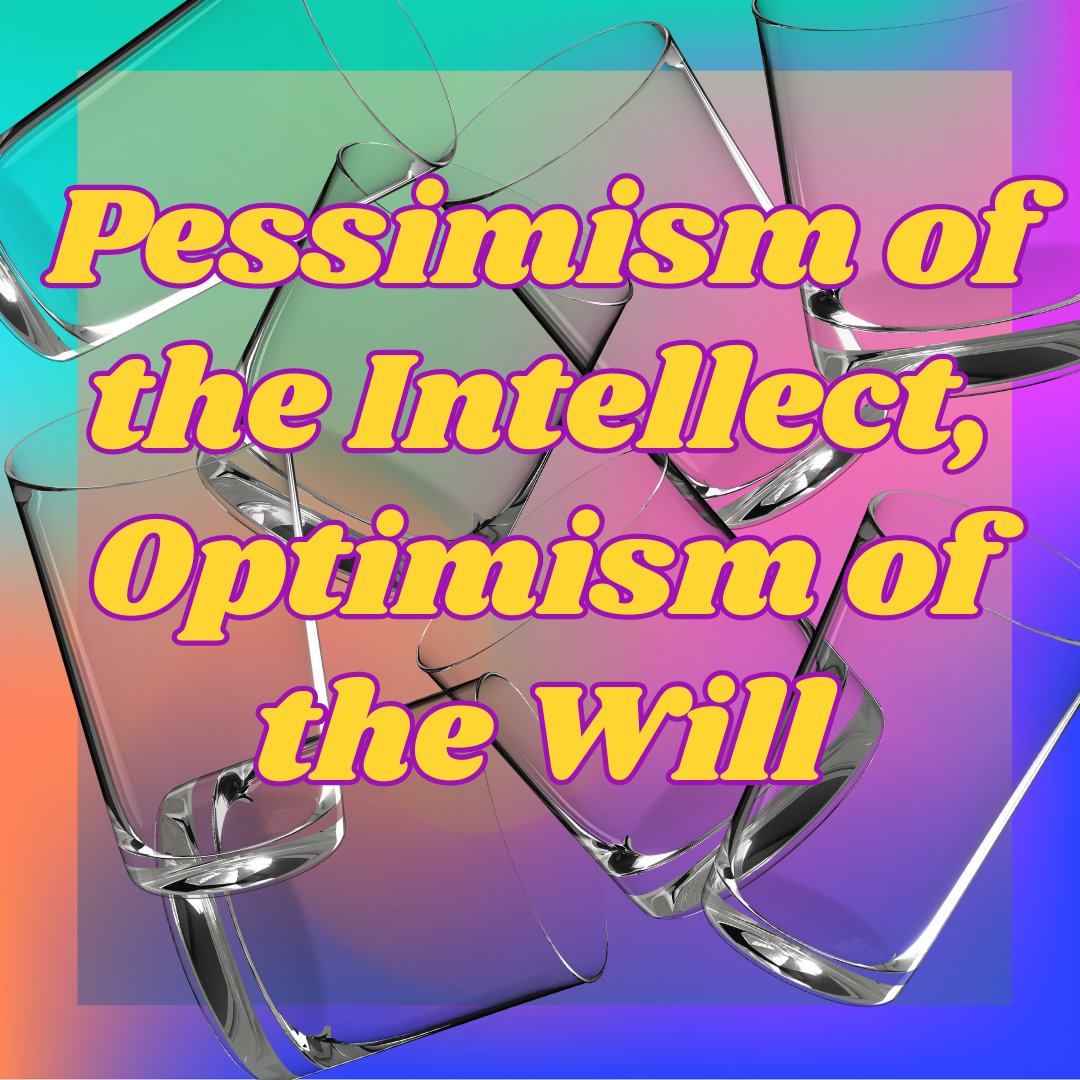 andrewboyd's tweet image. Compassionate doomer? Hopeful nihilist? Seems I&apos;m always wearing two hats as the #tragicoptimist. How &apos;bout you?  

New video! Pessimism of the intellect; optimism of the will: youtu.be/vhyRQ33vavo

Catch the full text over on my Substack: thetragicoptimist.substack.com/p/pessimism-of…