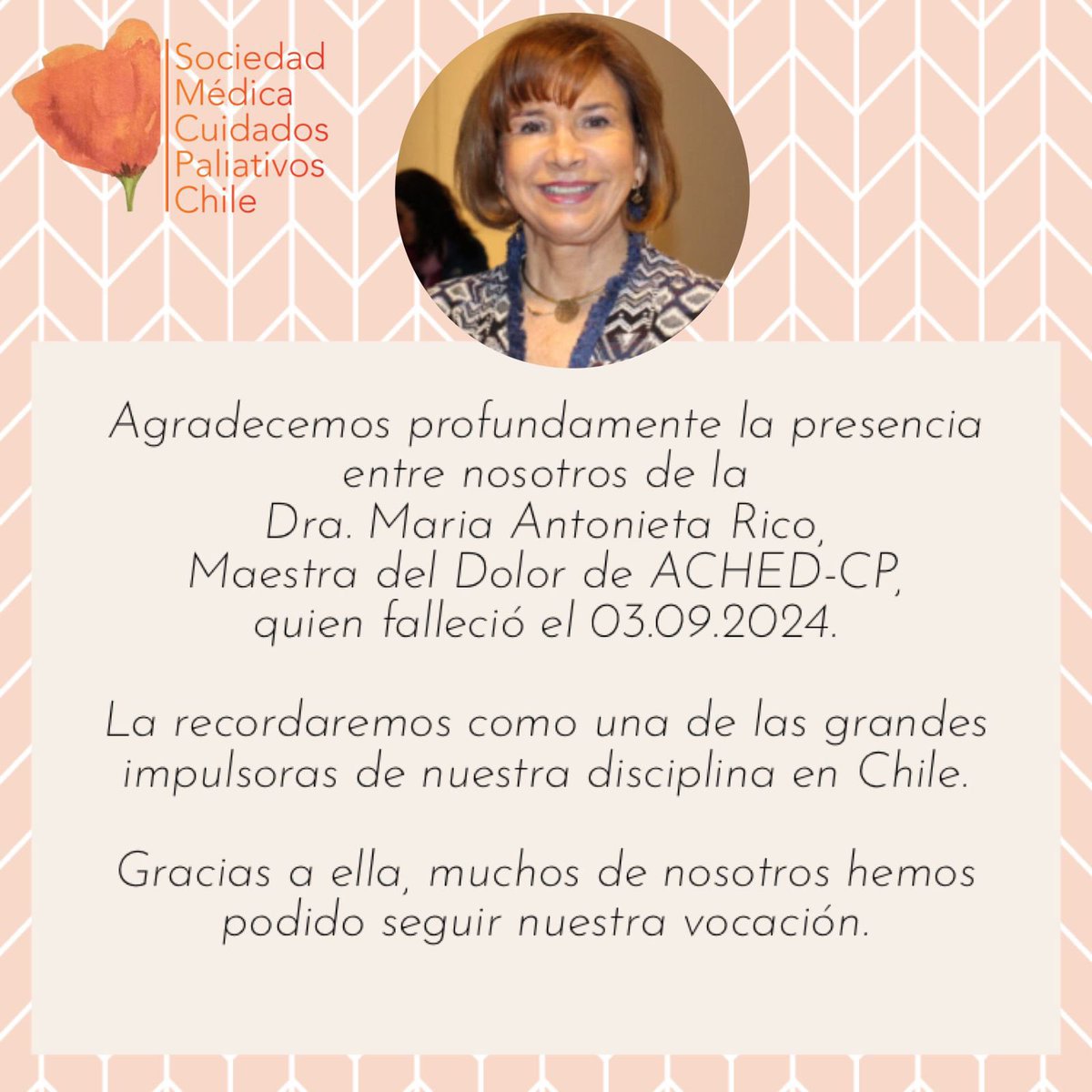Sociedad Médica de Cuidados Paliativos - Chile (@paliativoschile) on Twitter photo 