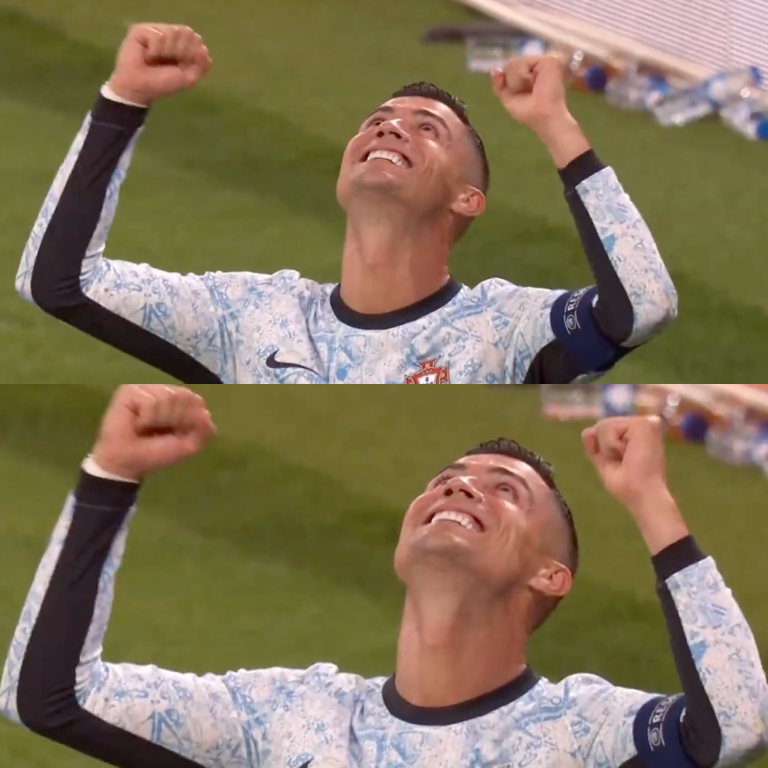 Si Cristiano Ronaldo sonríe, EL FÚTBOL SONRÍE.