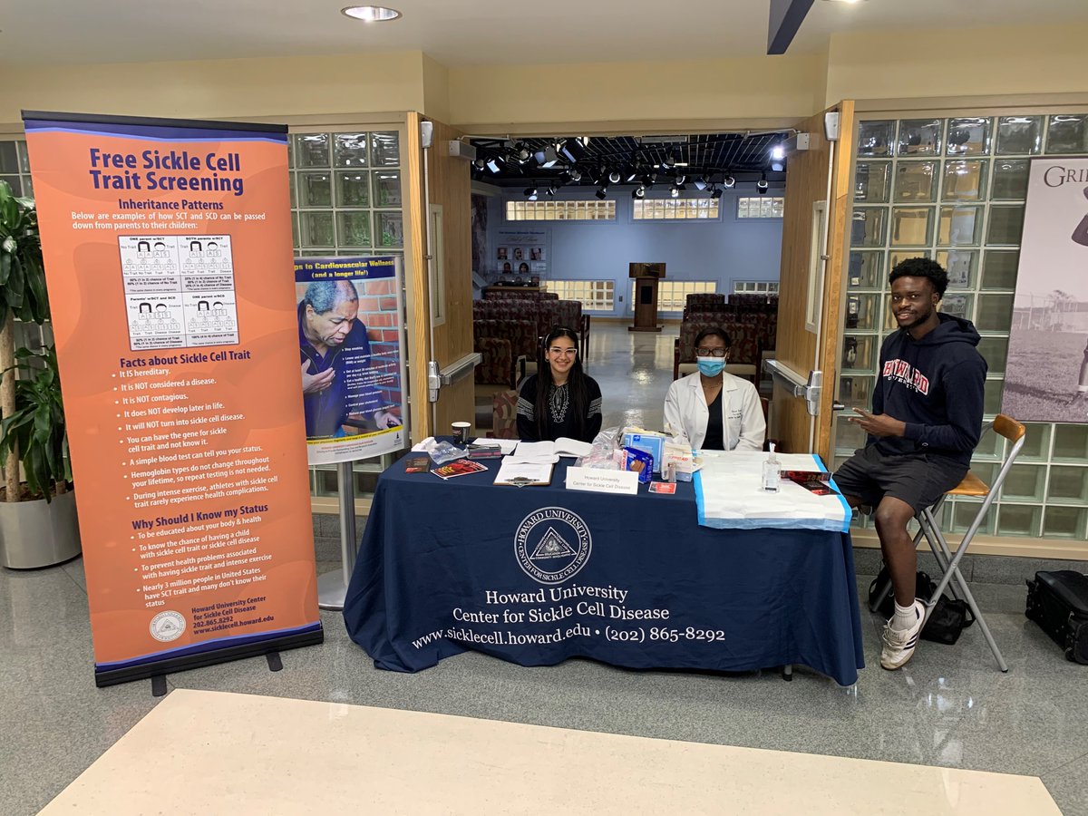 husicklecell's tweet photo. Its National Sickle Cell Awareness Month!! The HU Center for Sickle Cell Disease is leading the way with free screenings at HUH this morning. 

Join us on September 14th for the Cure Sickle Cell NOW 5K Walk/Run: https://t.co/sSxsHAsXfZ https://t.co/gZSQTe7IG2