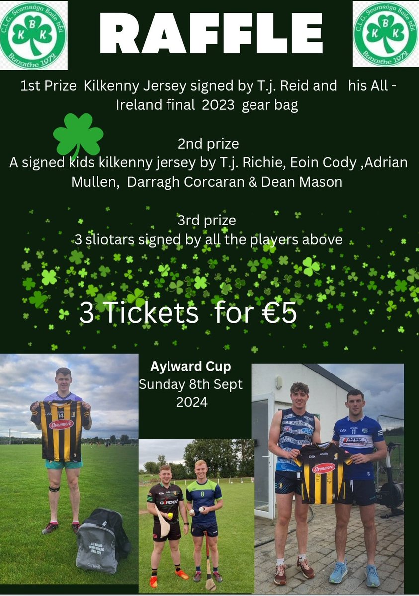 Shamrocks have very exciting news for the Aylward Cup, Sunday the 8th of September 2024. This is huge for anyone attending the Aylward Cup on Sunday ☘️