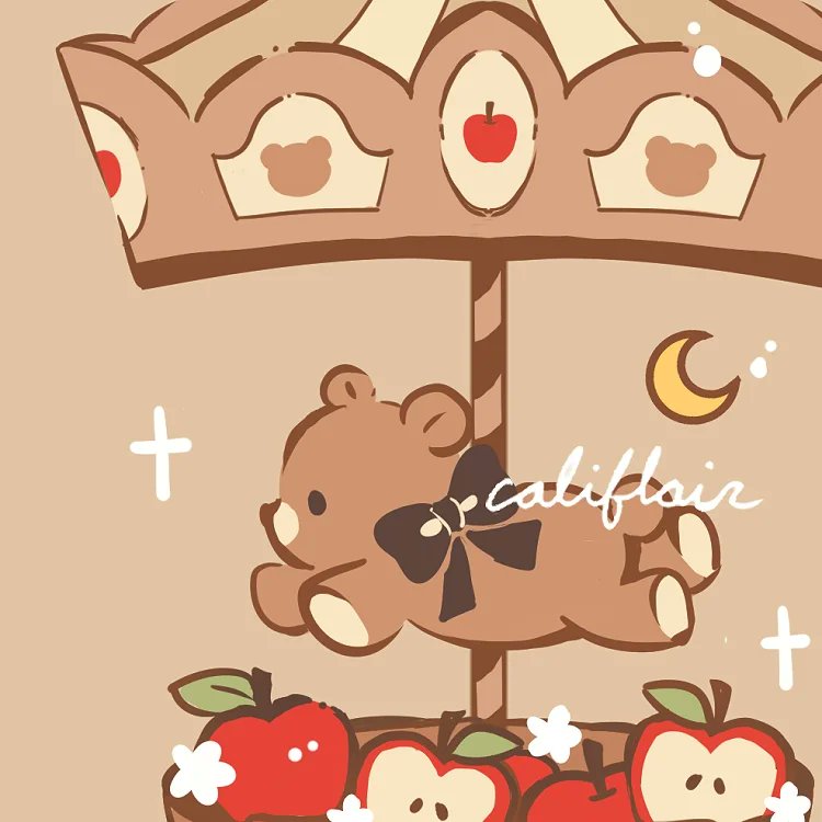apple bear 🧸🍎