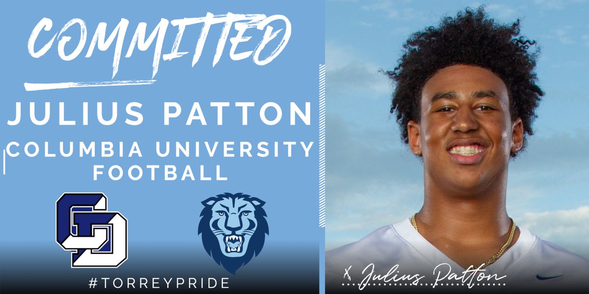 Congratulations to LJCDS Football star Julius Patton who has committed to play at Columbia! #torreypride | #ljcdsfootball