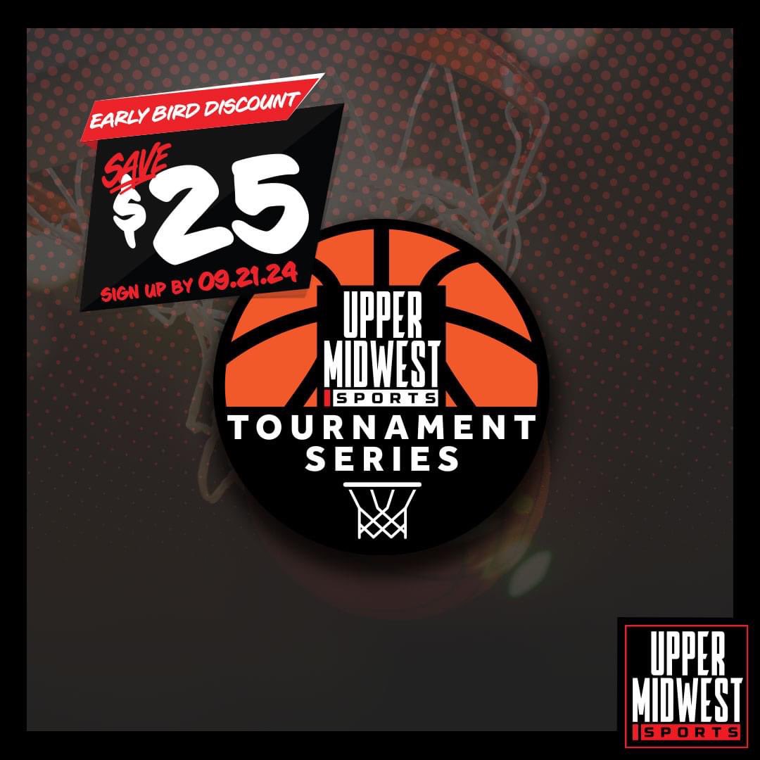 Basketball Tourney schedule for grades 1st-8th in the DM Metro area.

Take advantage of this great deal with an Early Birdy Discount

📍: City Bank Norwalk Fieldhouse, Sports Iowa and Horizon Event Center.

⬇️: rb.gy/kebbs1

❓: mike@uppermidwestsports.com