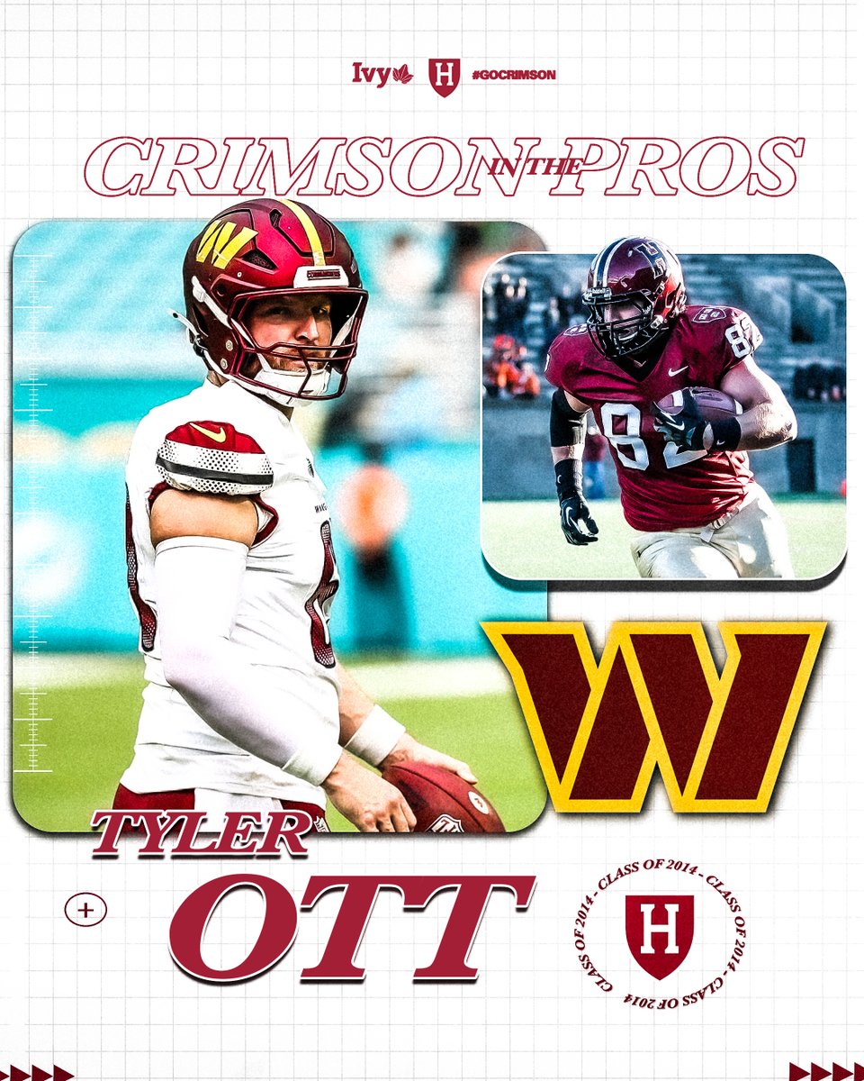 🤝 Good Luck to all our Crimson in the Pros as the <a href="/NFL/">NFL</a> Season Kicks Off!

<a href="/Ottomatic82/">Tyler Ott</a> 

#GoCrimson #OneCrimson #Kickoff2024