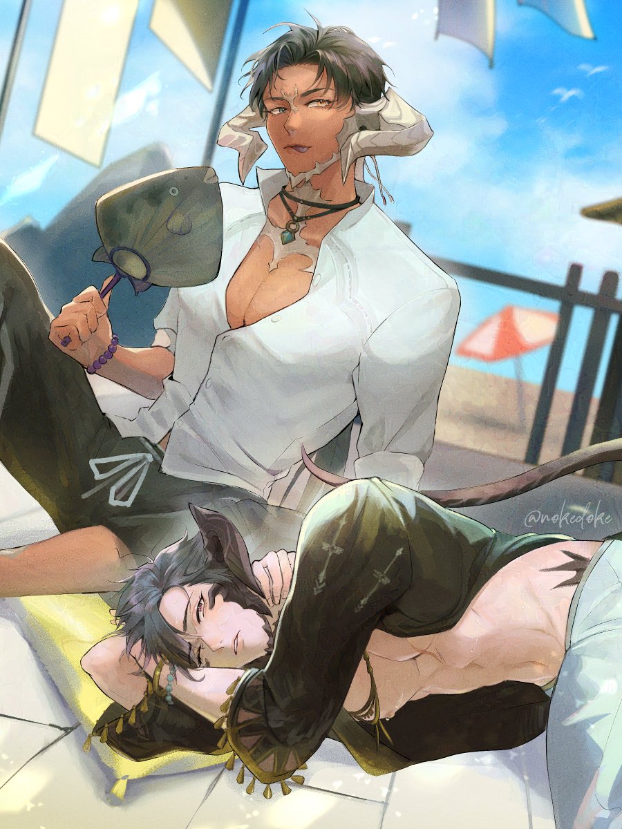 aiskelxiv's tweet image. i don't know why i painted a fugu fan but here we are