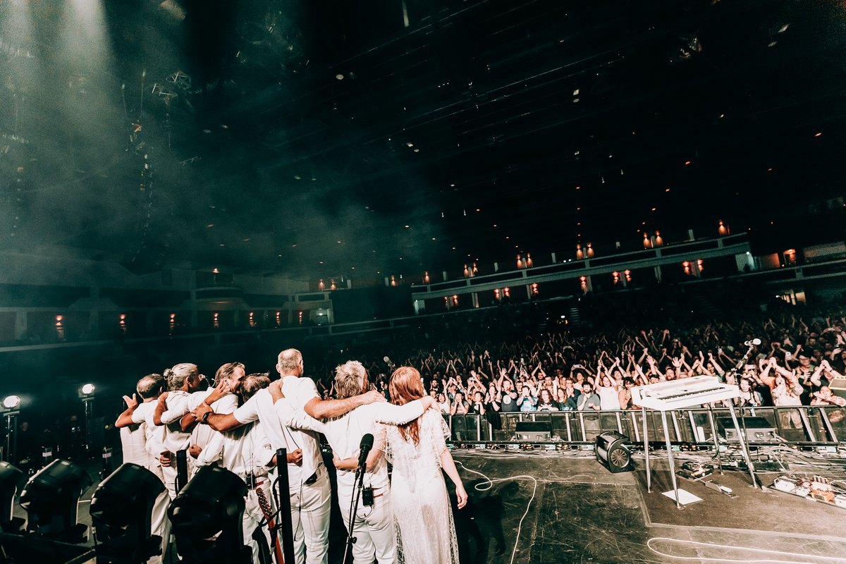 PostalService's tweet image. We’ve just completed the European leg of our Give Up &amp;amp; Transatlanticism 20th Anniversary Tour and our hearts are overflowing. Thank you to all who came to support the shows and to everyone who has found a connection to these two records, we could not be more grateful.