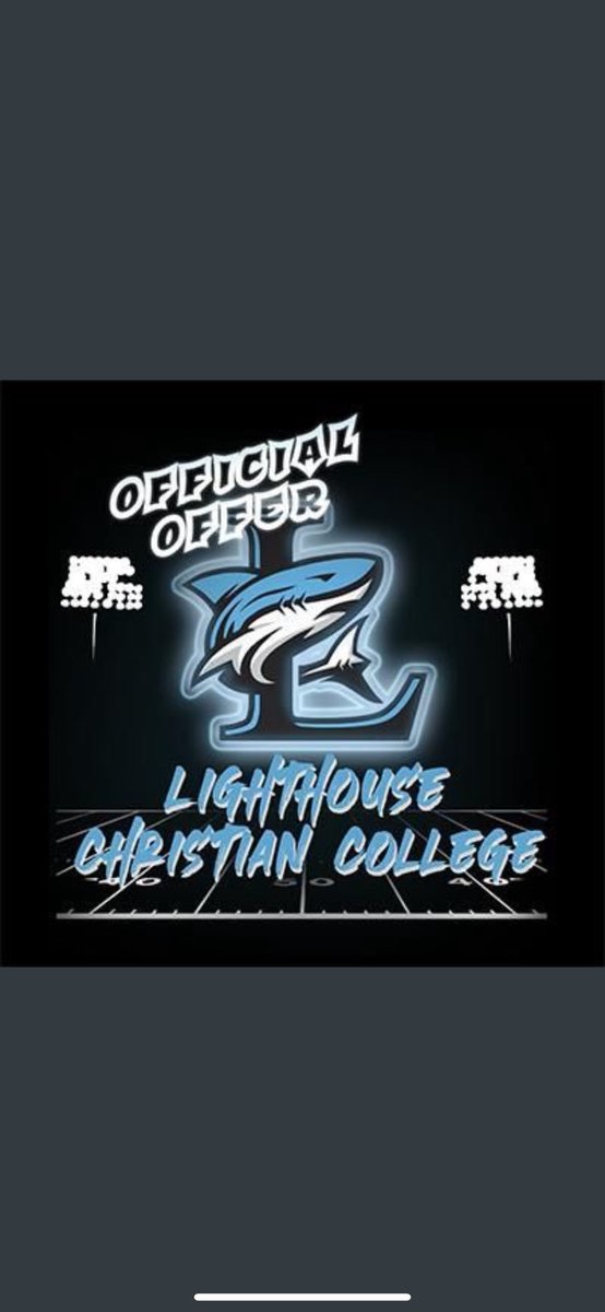 After many great conversations with @CoachWardLCC I’m extremely blessed to receive my first college offer from Lighthouse Christian!!! <a href="/r55jordan/">Rodney Jordan</a> @CoachJAndrews59