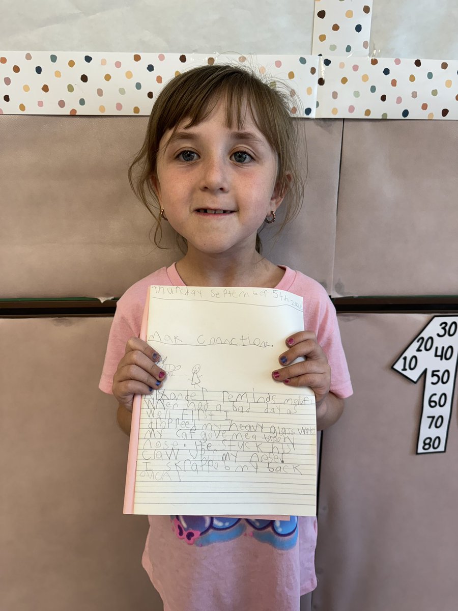 MsBurriOCSB's tweet photo. It was a very busy day in Grade 2! ✨We are learning to make connections between texts we read and personal experiences we’ve had. 📚 We also made beautiful kites about things we enjoy! #OcsbFirstWeek @StClareOCSB https://t.co/9o6kB4kNVw