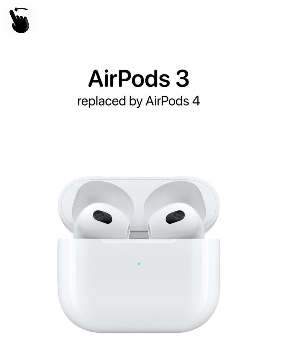 appleupdatezone's tweet photo. AirPods 4 what to expect at Apple September Event 🍎🍏 https://t.co/D4nTKjnW6d