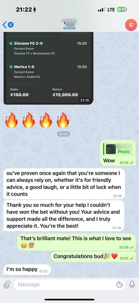 Meanwhile, my clients are sharing their results with us 🔥

I can say with 100% confidence -EVERYONE CAN DO IT! You just need to start to feel the power of the  Fixed Match💪