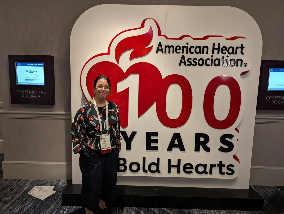 drstefanielip (@drstefanielip) on Twitter photo #Hypertension24
Thank you <a href="/AHAScience/">AHA Science</a> for the Paul Dudley White International Scholar Award.
Excited for my poster presentation this evening on LOCHINVAR
<a href="/GlasgowBP/">Padmanabhan Hypertension Research Group</a> <a href="/heartresearchuk/">Heart Research UK</a> #Hypertension24
Thank you <a href="/AHAScience/">AHA Science</a> for the Paul Dudley White International Scholar Award.
Excited for my poster presentation this evening on LOCHINVAR
<a href="/GlasgowBP/">Padmanabhan Hypertension Research Group</a> <a href="/heartresearchuk/">Heart Research UK</a>