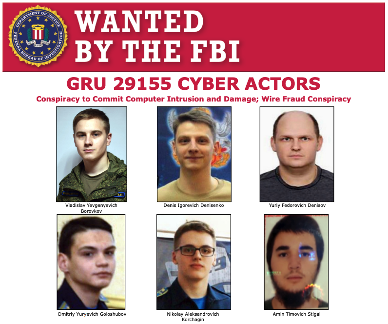 US charges five Russian military hackers with targeting Ukraine’s government with destructive malware dlvr.it/TCt7H1